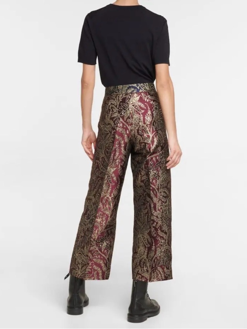 Max Mara gaeta Jacquard women’s trousers size small